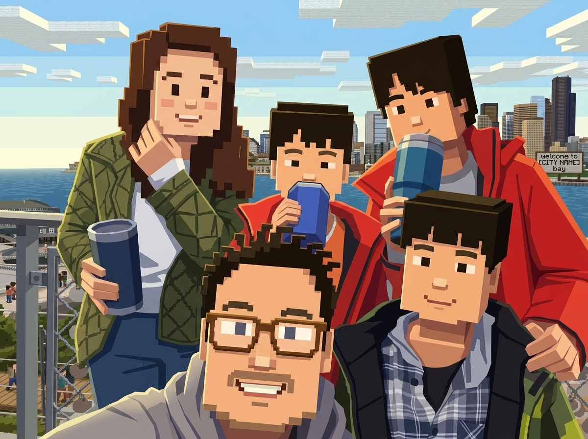 Our Family - Minecraft Style